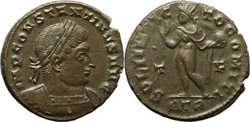 Ancient Roman coin of Constantine I The Great minted in Treveri